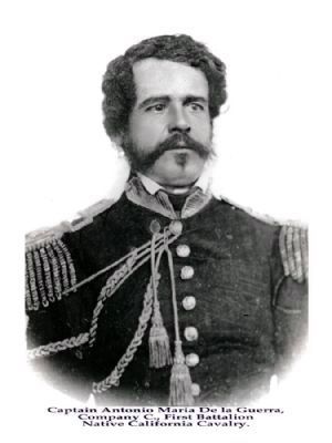 Capt. Antonio Maria de la Guerra image. Click for more information.
