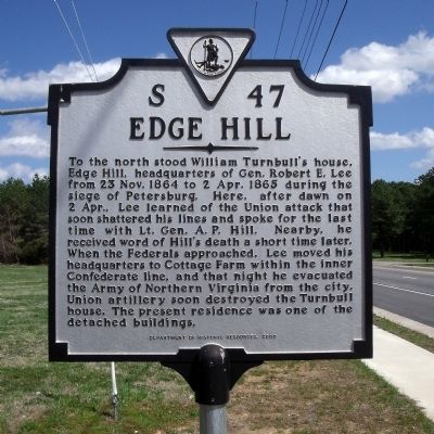 Edge Hill Marker image. Click for full size.