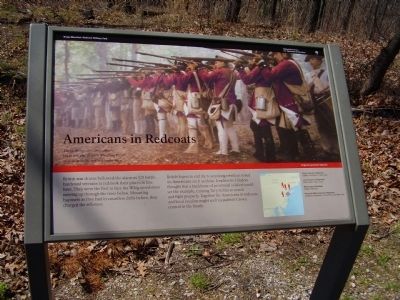 Americans in Redcoats Marker image. Click for full size.
