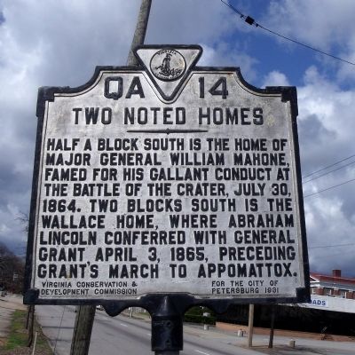 Two Noted Homes Marker image. Click for full size.