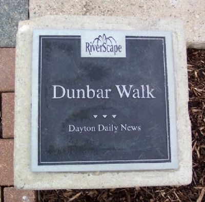 Dunbar Walk Marker. Click for full size. Dunbar Walk Marker image. Click for full size.