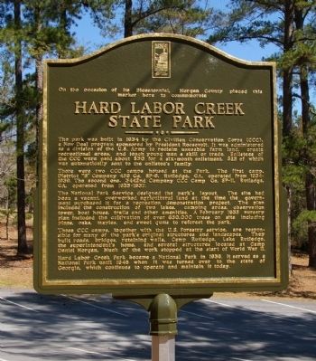 Hard Labor Creek State Park Marker image. Click for full size.