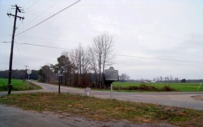 Sturgeon Point Road & The Glebe Lane (facing north). image. Click for full size.
