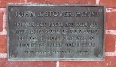 John J. Stover House Marker image. Click for full size.