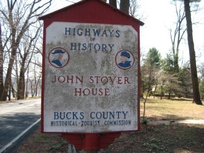 John J. Stover House - Roadside Marker image. Click for full size.