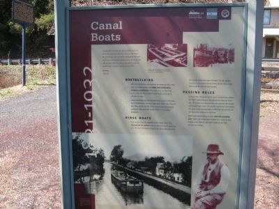 Canal Boats sign at Treasure Island Reservation image. Click for full size.