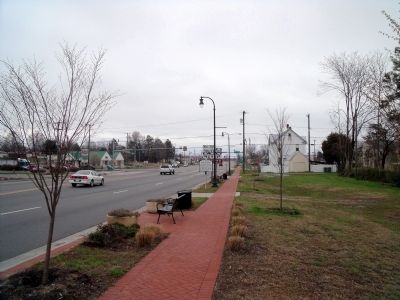 Downtown redevelopment evident in West Point, Va. image. Click for full size.