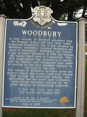 Woodbury Marker image. Click for full size.