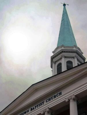 Downtown Baptist Church Steeple image. Click for full size.