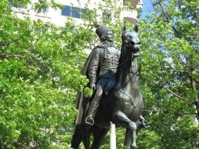 Statue of General Pulaski image. Click for full size.