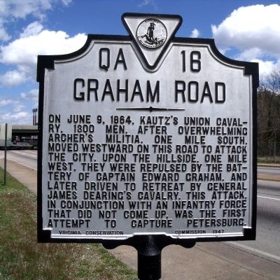 Graham Road Marker. Click for full size. Graham Road Marker image. Click for full size.