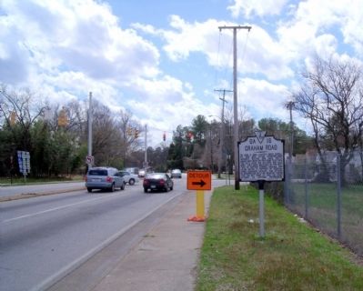 Graham Road Marker. Click for full size. Graham Road Marker image. Click for full size.