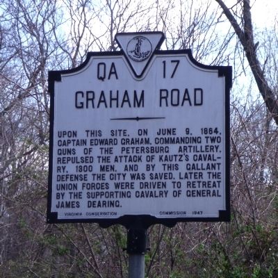 Graham Road Marker image. Click for full size.