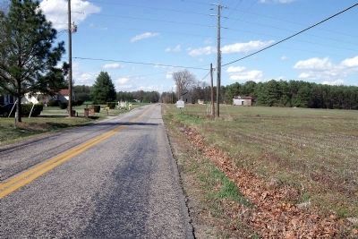 Quaker Road (facing north).. Click for full size. Quaker Road (facing north). image. Click for full size.