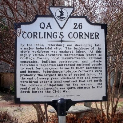 Corling's Corner Marker image. Click for full size.