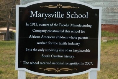 Marysville School Marker. Click for full size. Marysville School Marker image. Click for full size.