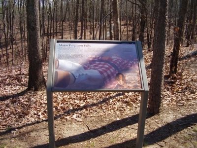 Major Ferguson Falls Marker. Click for full size. Major Ferguson Falls Marker image. Click for full size.