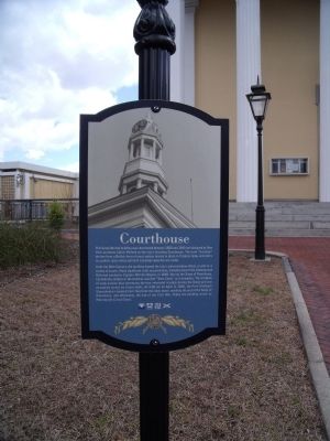 Courthouse Marker. Click for full size. Courthouse Marker image. Click for full size.