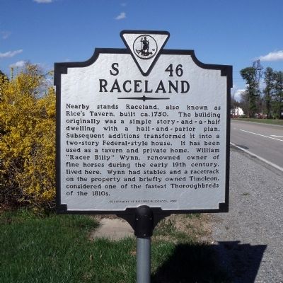 Raceland Marker image. Click for full size.
