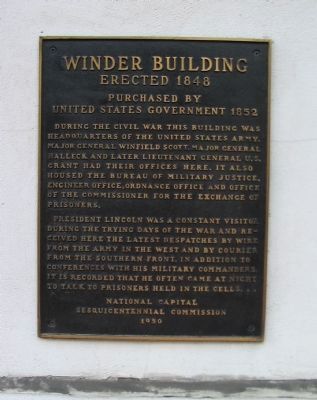 Winder Building Marker image. Click for full size.
