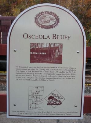 Osceola Bluff Marker image. Click for full size.