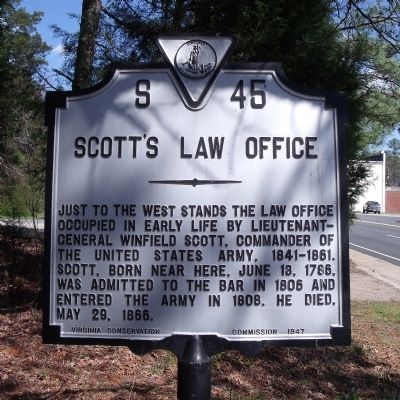 Scott's Law Office Marker image. Click for full size.