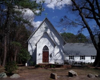 Nearby Calvary Episcopal Church circa 1840. image. Click for full size.