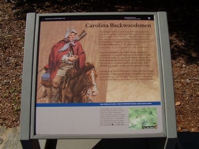 Carolina Backwoodsmen Marker image. Click for full size.
