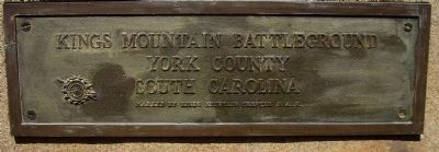 Kings Mountain Battelground Marker. Click for full size. Kings Mountain Battelground Marker image. Click for full size.