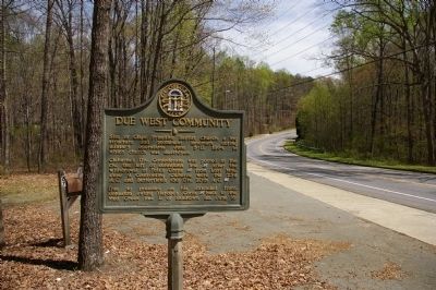 Due West Community Marker image. Click for full size.