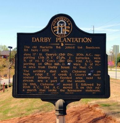 Darby Plantation Marker image. Click for full size.