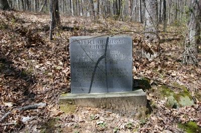 The Battle of Gilgal Church Marker. Click for full size. The Battle of Gilgal Church Marker image. Click for full size.