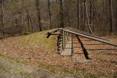 Reconstructed Trenches on the Battlefield of Gilgal Church. Click for full size. Reconstructed Trenches on the Battlefield of Gilgal Church image. Click for full size.