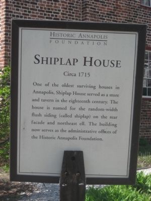 Shiplap House Marker. Click for full size. Shiplap House Marker image. Click for full size.