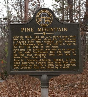 Pine Mountain Marker image. Click for full size.