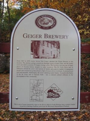 Geiger Brewery Marker image. Click for full size.