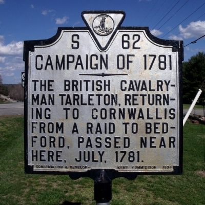 Campaign of 1781 Marker. Click for full size. Campaign of 1781 Marker image. Click for full size.