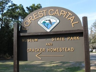 Forest Capital State Park sign image. Click for full size.