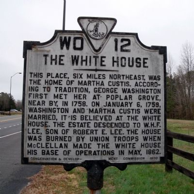 The White House Marker image. Click for full size.