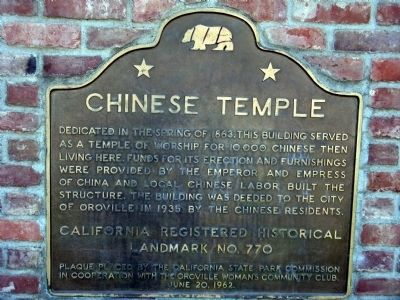 Chinese Temple Marker image. Click for full size.