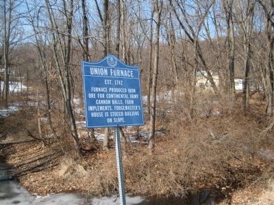 Union Furnace Marker. Click for full size. Union Furnace Marker image. Click for full size.