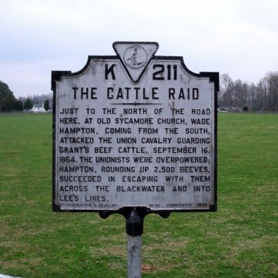 The Cattle Raid Marker image. Click for full size.