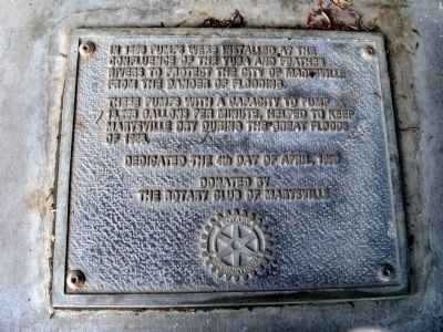 River Pumps Marker. Click for full size. River Pumps Marker image. Click for full size.
