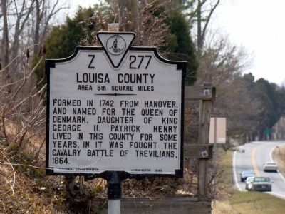 Louisa County Face of Marker. Click for full size. Louisa County Face of Marker image. Click for full size.