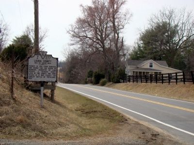 Orange County / Louisa County Marker. Click for full size. Orange County / Louisa County Marker image. Click for full size.