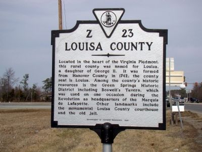 Louisa County / Fluvanna County Marker image. Click for full size.