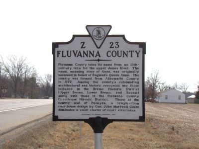 Louisa County / Fluvanna County Marker. Click for full size. Louisa County / Fluvanna County Marker image. Click for full size.