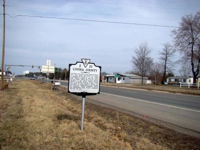 Louisa County / Fluvanna County Marker. Click for full size. Louisa County / Fluvanna County Marker image. Click for full size.
