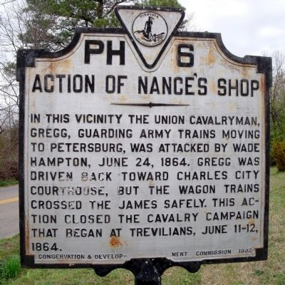 Action of Nance's Shop Marker. Click for full size. Action of Nance's Shop Marker image. Click for full size.