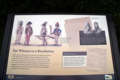 Eye Witness to a Revolution Marker image. Click for full size.